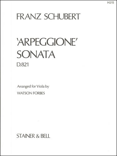 Schubert, Franz - Sonata 'Arpeggione'. Viola part arranged by Watson Forbes