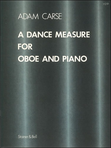 Carse, Adam - A Dance Measure for Oboe and Piano