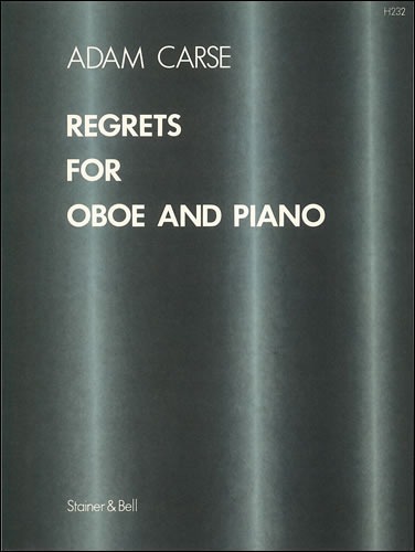 Carse, Adam - Regrets for Oboe and Piano