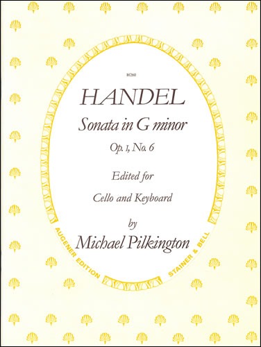 Handel, George Frederic - Sonata in G minor, Op 1, No 6
