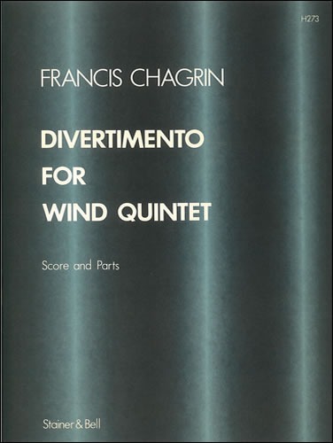 Chagrin, Francis - Divertimento for Flute, Oboe, Clarinet, Horn and Bassoon