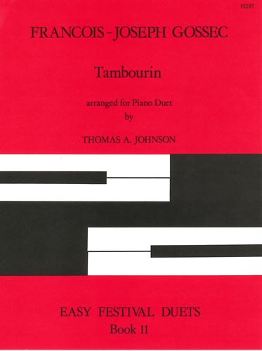 Gossec, Francois-Joseph - Tambourin. Arranged by Thomas A. Johnson