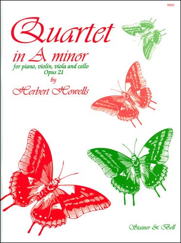 Howells, Herbert - Quartet in A minor, Op. 21. Violin, Viola, Cello and Piano