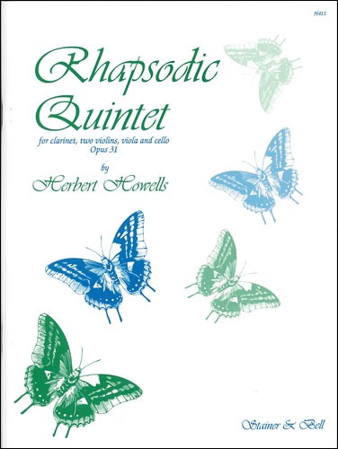 Howells, Herbert - Rhapsodic Quintet, Op31. (1917) Clarinet, Two Violins, Viola and Cello