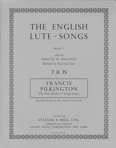 Pilkington, Francis - The First Booke of Songs (1605)