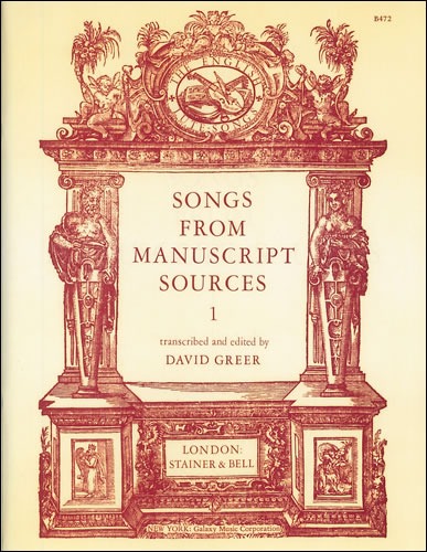 Greer, David (ed) - Songs from Manuscript Sources: 1