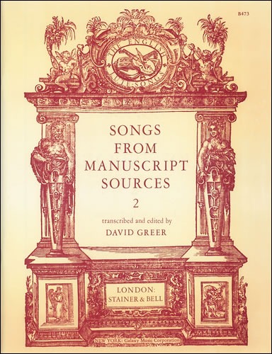 Greer, David (ed) - Songs from Manuscript Sources: 2