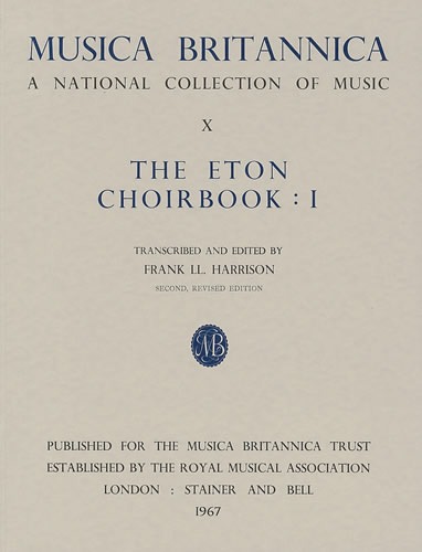 Harrison, Frank (ed) - The Eton Choirbook I