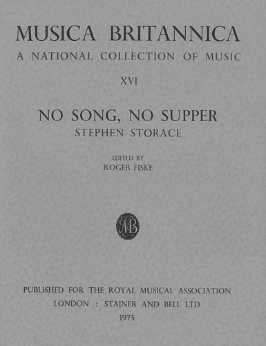 Storace, Stephen - No Song, No Supper