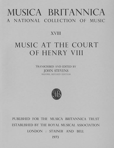 Stevens, John (ed) - Music at the Court of Henry VIII