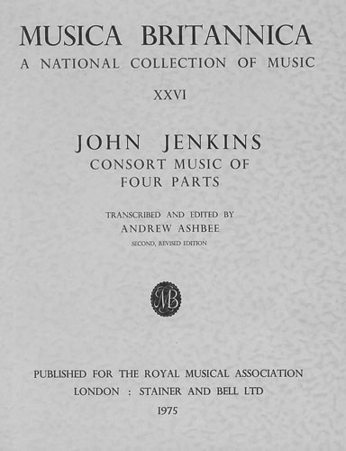 Jenkins, John - Consort Music in Four Parts