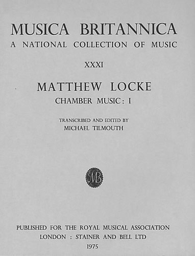 Locke, Matthew - Chamber Music I