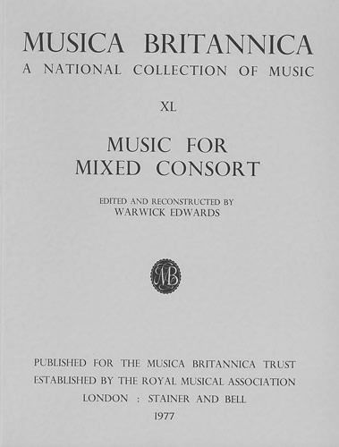 Edwards, Warwick (ed) - Music for Mixed Consort