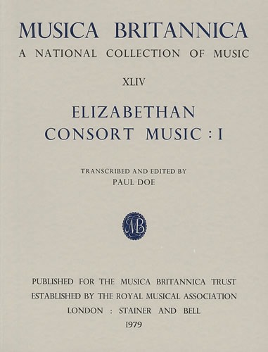 Doe, Paul (ed) - Elizabethan Consort Music I