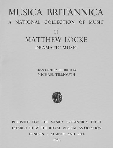 Locke, Matthew - Dramatic Music (including Psyche)