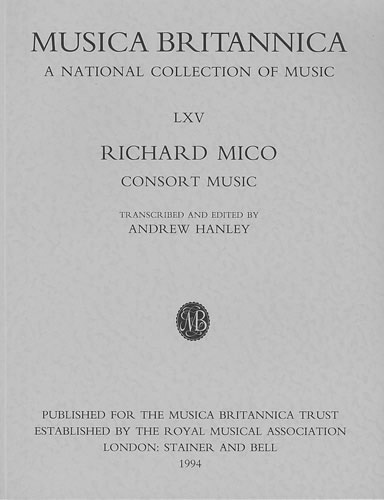 Mico, Richard - Consort Music