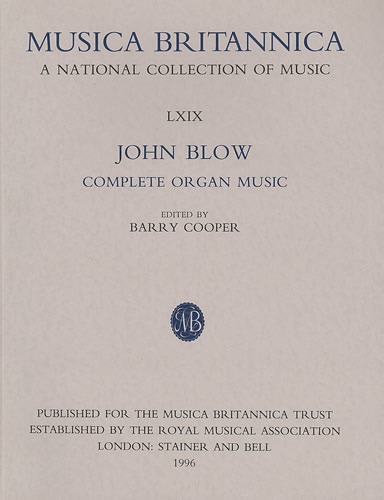 Blow, John - Complete Organ Music