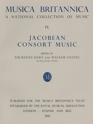 Coates/Dart (ed) - Jacobean Consort Music