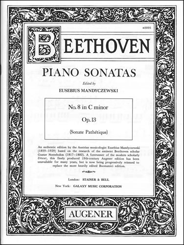Beethoven, L Van - Sonata in C minor, Op. 13 ('Pathétique')