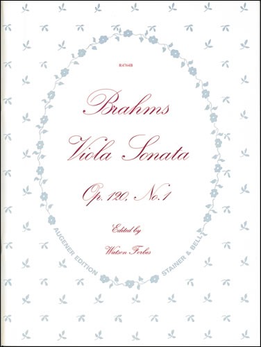 Brahms, J - Sonata in F minor, Op. 120, No. 1 for Viola and Piano