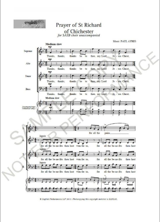 Ayres, Paul - Prayer of Saint Richard