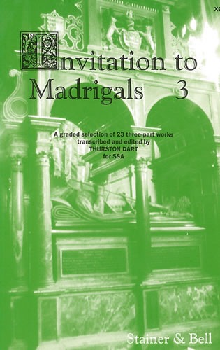 Dart, Thurston (ed) - Invitation to Madrigals Book 3