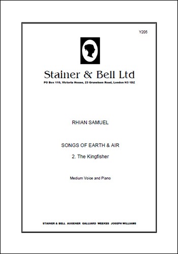 Samuel, Rhian - The Kingfisher. Medium Voice and Piano (No. 2 of "Songs of Earth and Air")