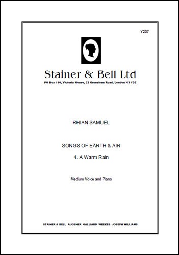 Samuel, Rhian - A Warm Rian. Medium Voice and Piano (No. 4 of "Songs of Earth and Air")