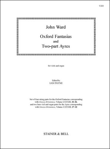 Ward, John - Oxford Fantasias/Two-part Ayres. Parts