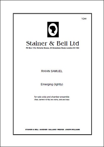 Samuel, Rhian - Emerging (lightly). Viola & Chamber Ensemble