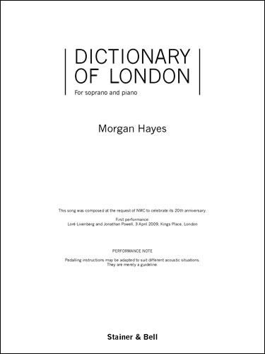 Hayes, Morgan - Dictionary of London