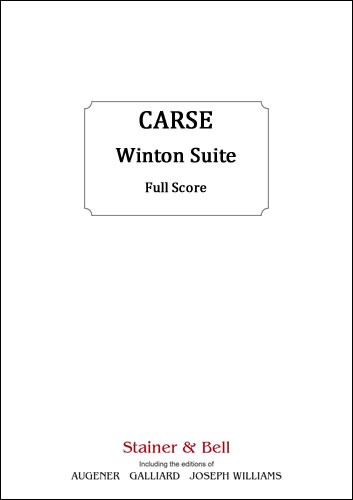 Carse, Adam - The Winton Suite. Score