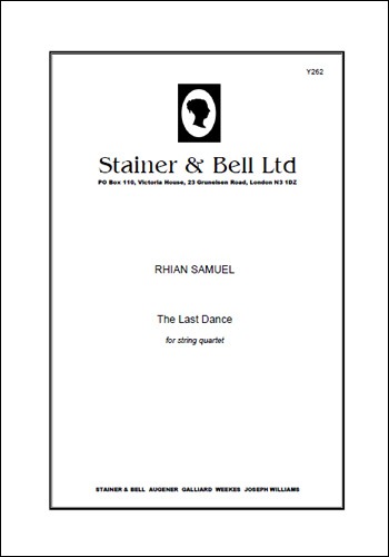 Samuel, Rhian - The Last Dance. String Quartet. Sc & Pts
