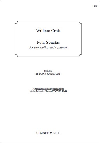 Croft, William - Four Sonatas for Two Violins & Continuo