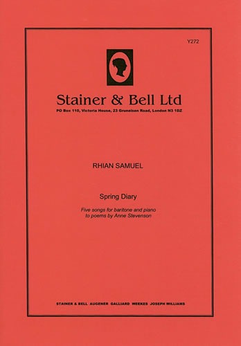 Samuel, Rhian - Spring Diary. Baritone & Pf