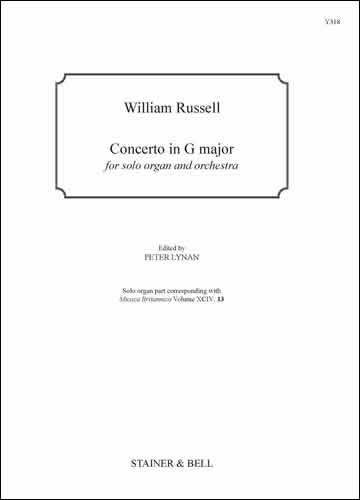 Russell, William - Concerto in G major. Solo Organ Part
