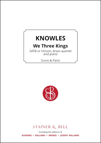 Knowles, Brian - We Three Kings. Brass Quintet & Pf