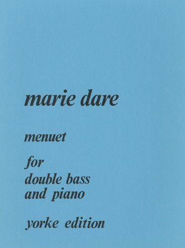 Dare, Marie - Menuet. DB & Pf