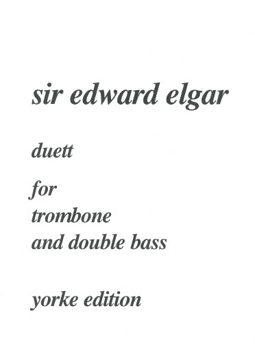 Elgar, Edward - Duett for Trombone & DB