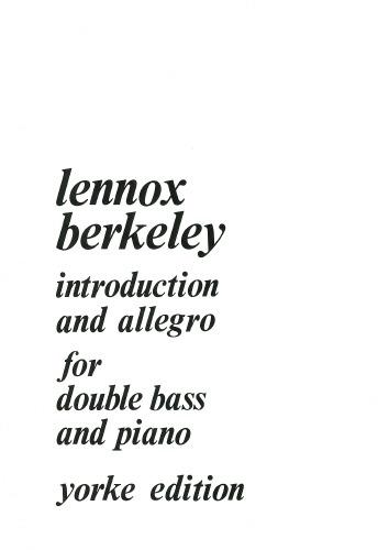 Berkeley, Lennox - Introduction and Allegro (1971). DB & Pf