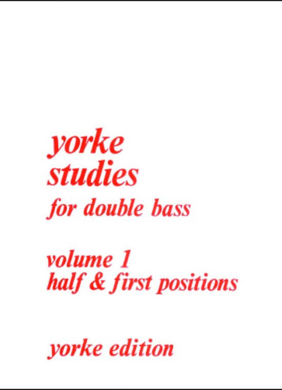 Slatford, Rodney - Yorke Studies for Double Bass Volume 1