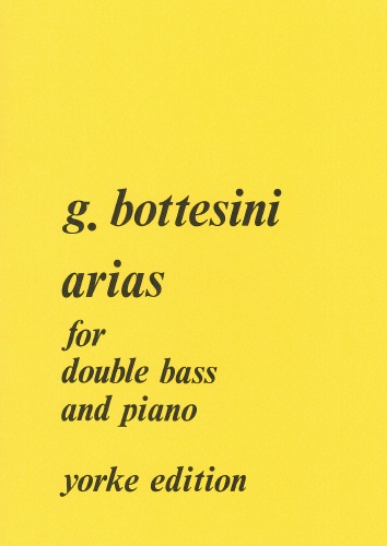 Bottesini, Giovanni - Arias. arr Bottesini. DB & Pf