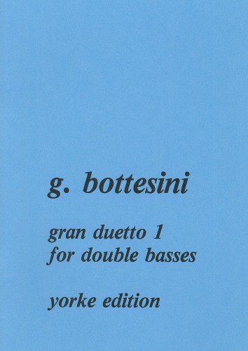Bottesini, Giovanni - Tre Gran Duetto No. 1 for 2 DB
