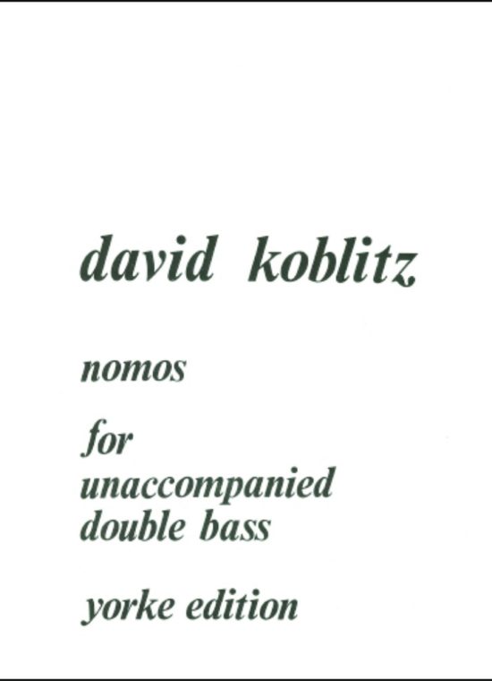 Koblitz, David - Nomos (1971). DB