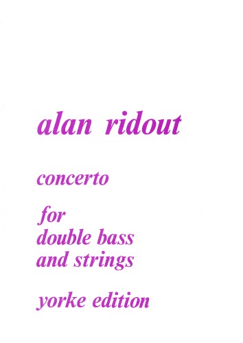 Ridout, Alan - Concerto (1974). DB & Pf