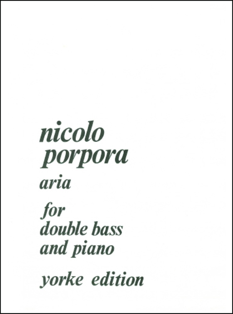 Porpora, Nicola - Aria. DB & Pf