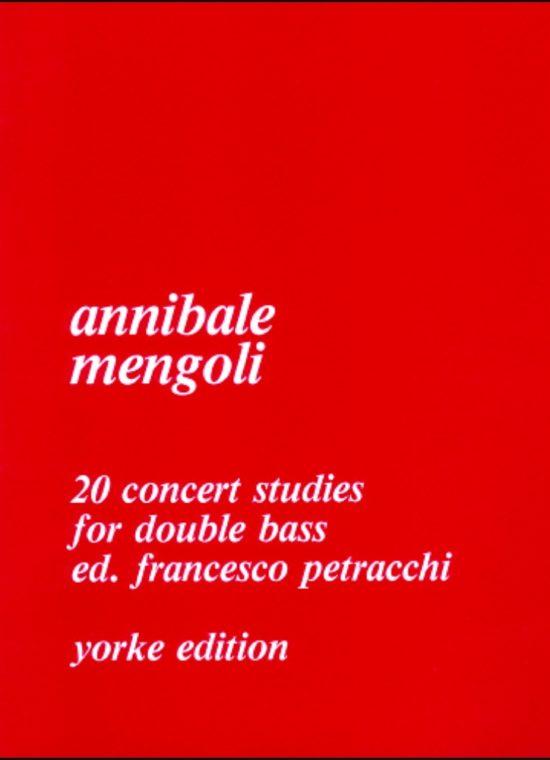 Mengoli, Annibale - Twenty Concert Studies. DB