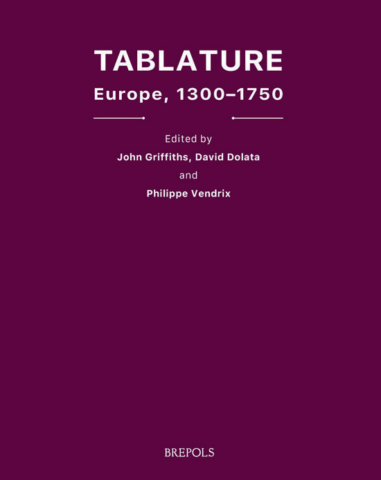 Tablature - Europe, 1300-1750