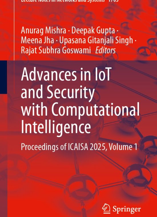 Book cover / Buchcover: Advances in IoT and Security with Computational Intelligence
