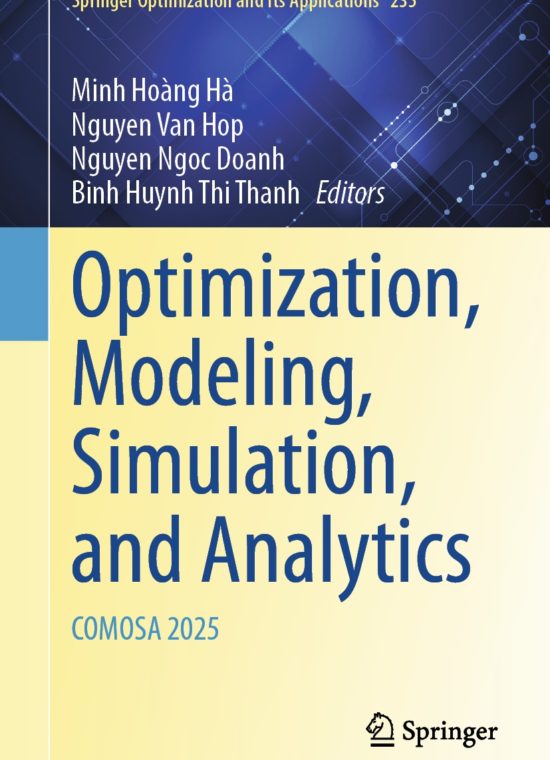 Book cover / Buchcover: Optimization, Modeling, Simulation, and Analytics